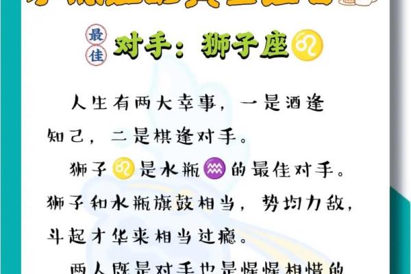 狮子和水瓶配对指数