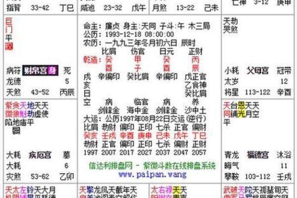 紫薇斗数主星相同