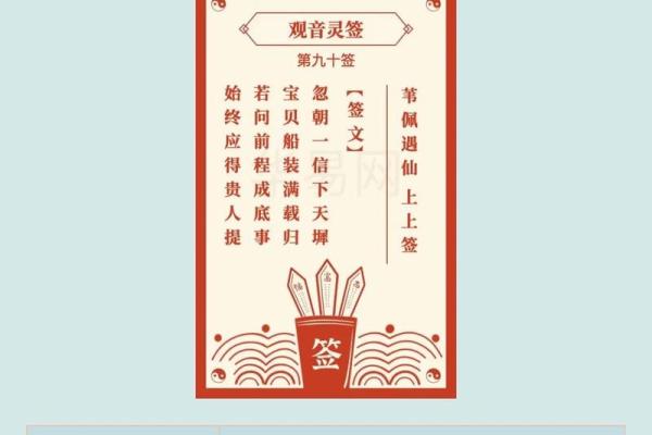 观音灵签犹如宝剑匣