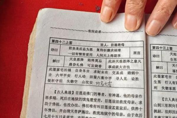 观音灵签正确解签图