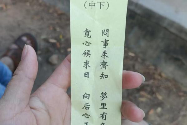 土地公灵签第六签解签