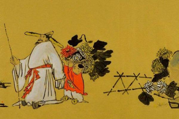 吕祖灵签第四十九签 古人陶渊明归隐